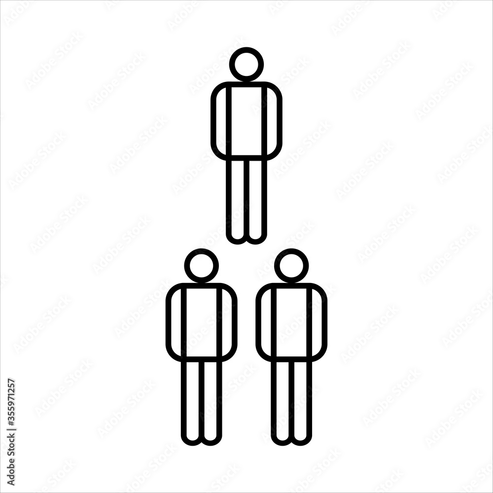 people population icon eps 10, human population vector template people population icon eps 10, human population vector template