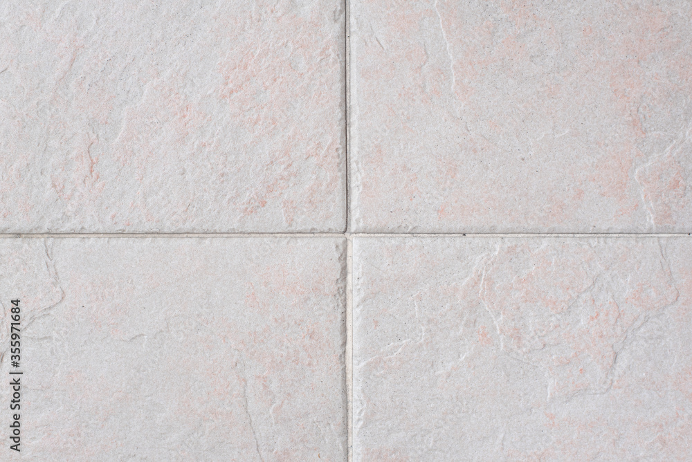 Fototapeta premium natural pink mable tiles bathroom washed out natural real old space for text