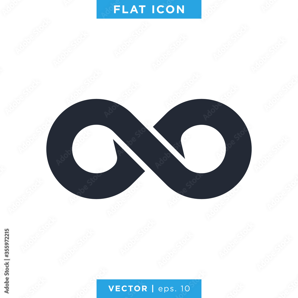 Infinity Icon Vector Logo Design Template Infinity Icon Vector Logo Design Template