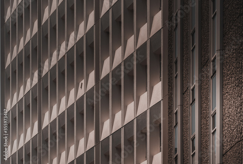 Wellington Business Building Closed up; Black and Golden color