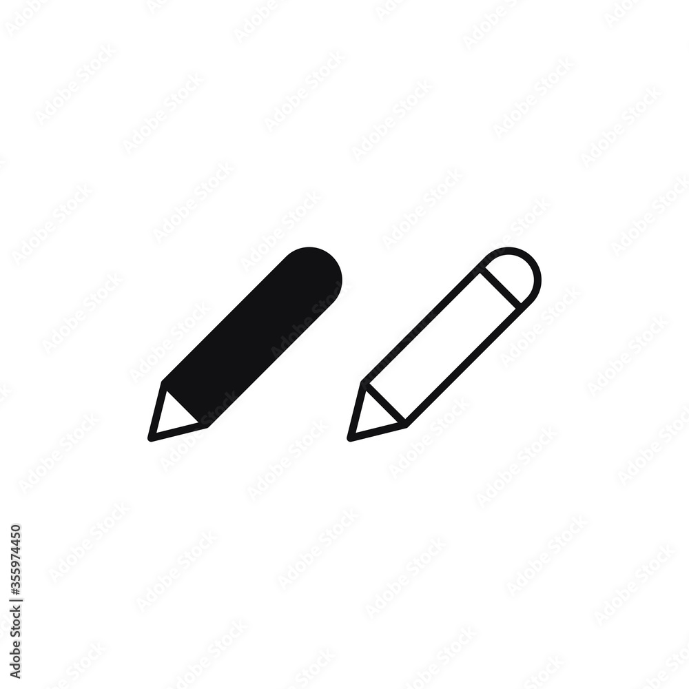 Pencil icon vector. Edit text sign Pencil icon vector. Edit text sign