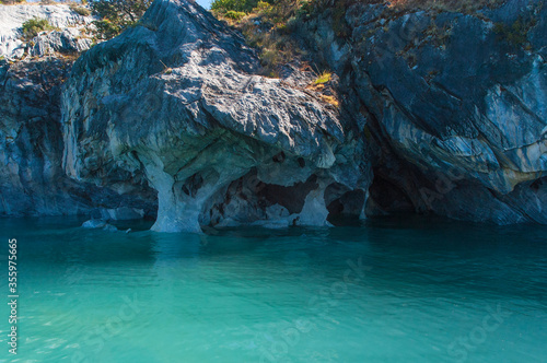 Catedreles de Marmol  Lago General Carrera  Regin de Aisen  Marmol  roca