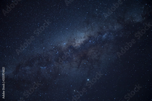 Close upped Milky Way  captured in Australia. Space background with stars. 