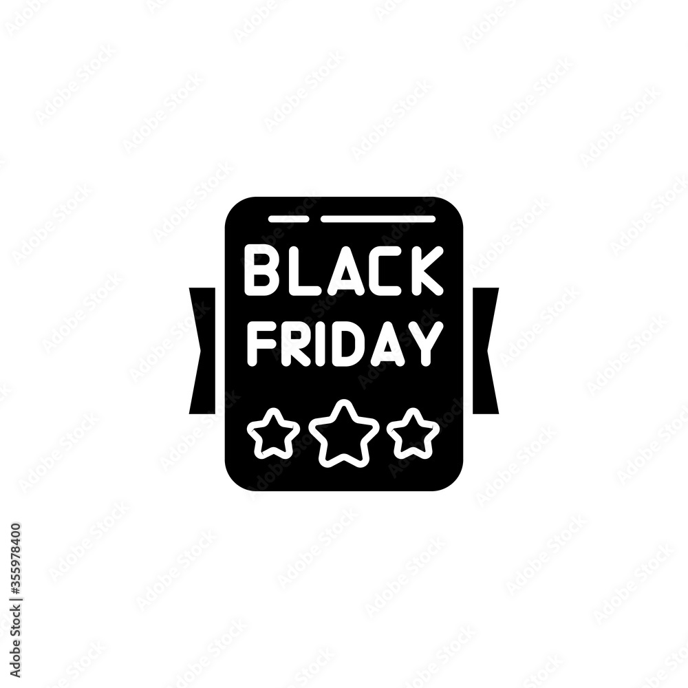 Obraz premium Sign icon. Simple vector black friday icons for ui and ux, website or mobile application
