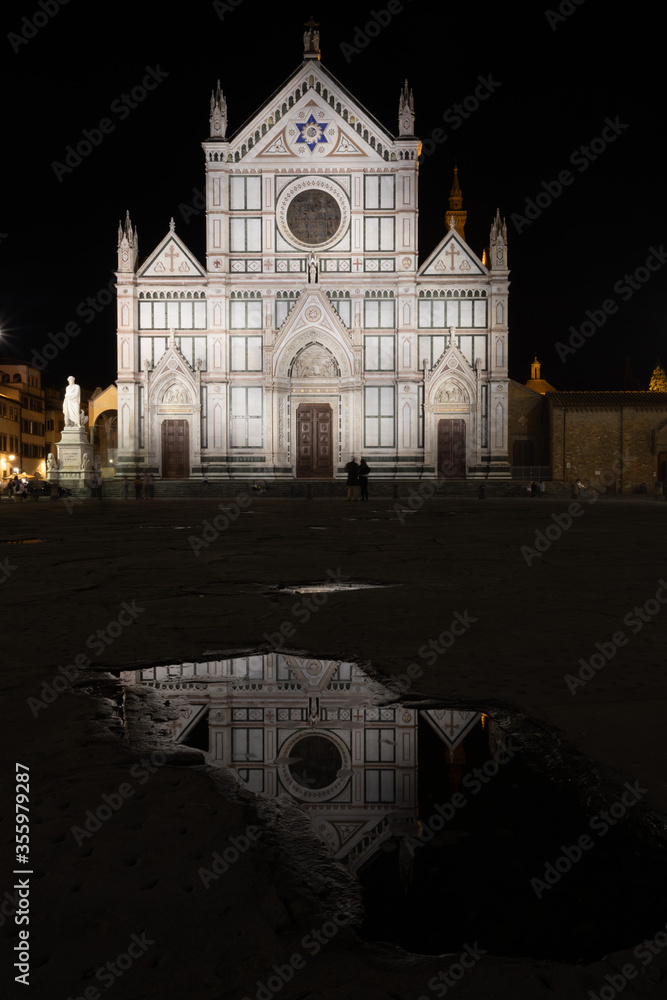 Basilica of Santa Croce - the principal Franciscan church in Florence