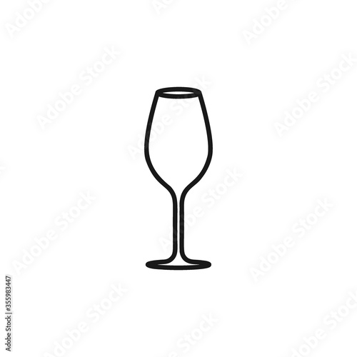 Wine glass icon vector illustration
