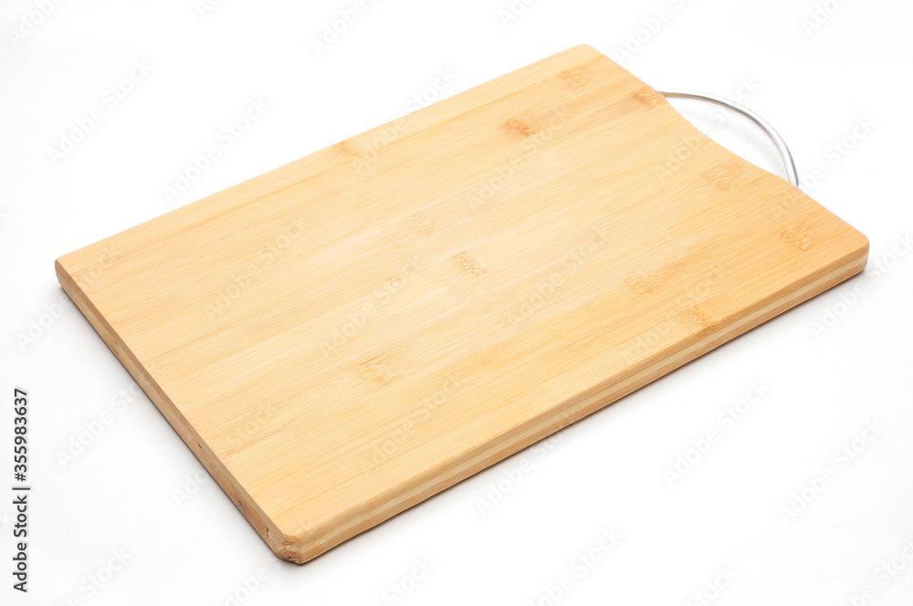Board for cutting vegetables, fruits, meat on a white background Board for cutting vegetables, fruits, meat on a white background