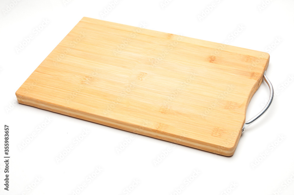 Board for cutting vegetables, fruits, meat on a white background Board for cutting vegetables, fruits, meat on a white background