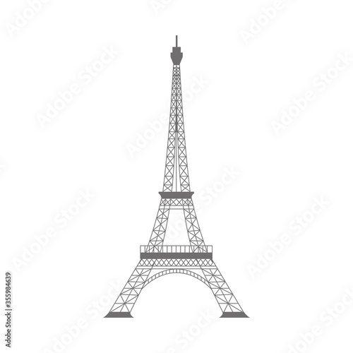 Fototapeta Naklejka Na Ścianę i Meble -  France eiffel tower vector design