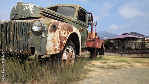 Old rusty truck in Calfifornia