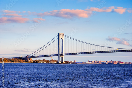 Verrazzano-Narrows Bridge that connects Staten Island To Brooklyn © Charles