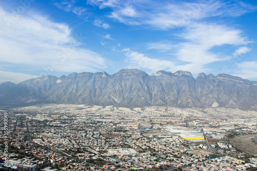 Fotografie Landscape of Monterrey Mountains