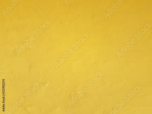 yellow cement wall