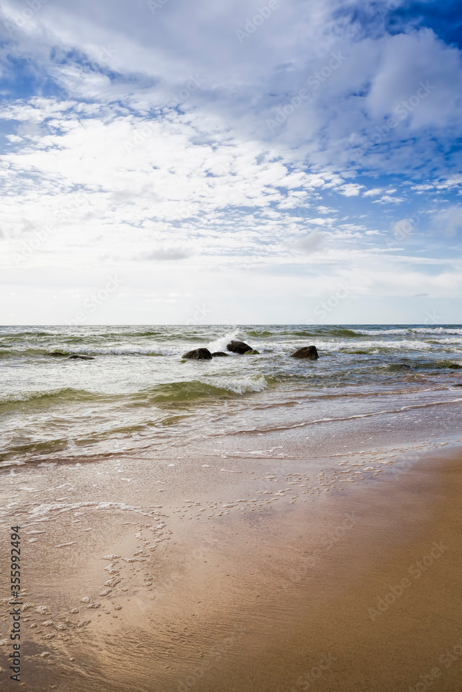 Fototapeta premium salt water in the sea