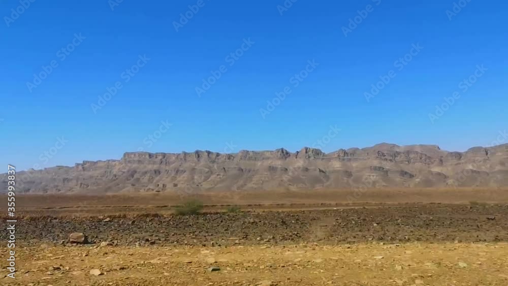 Driving through the Atlas mountains in Morocco. Driving through the Atlas mountains in Morocco.