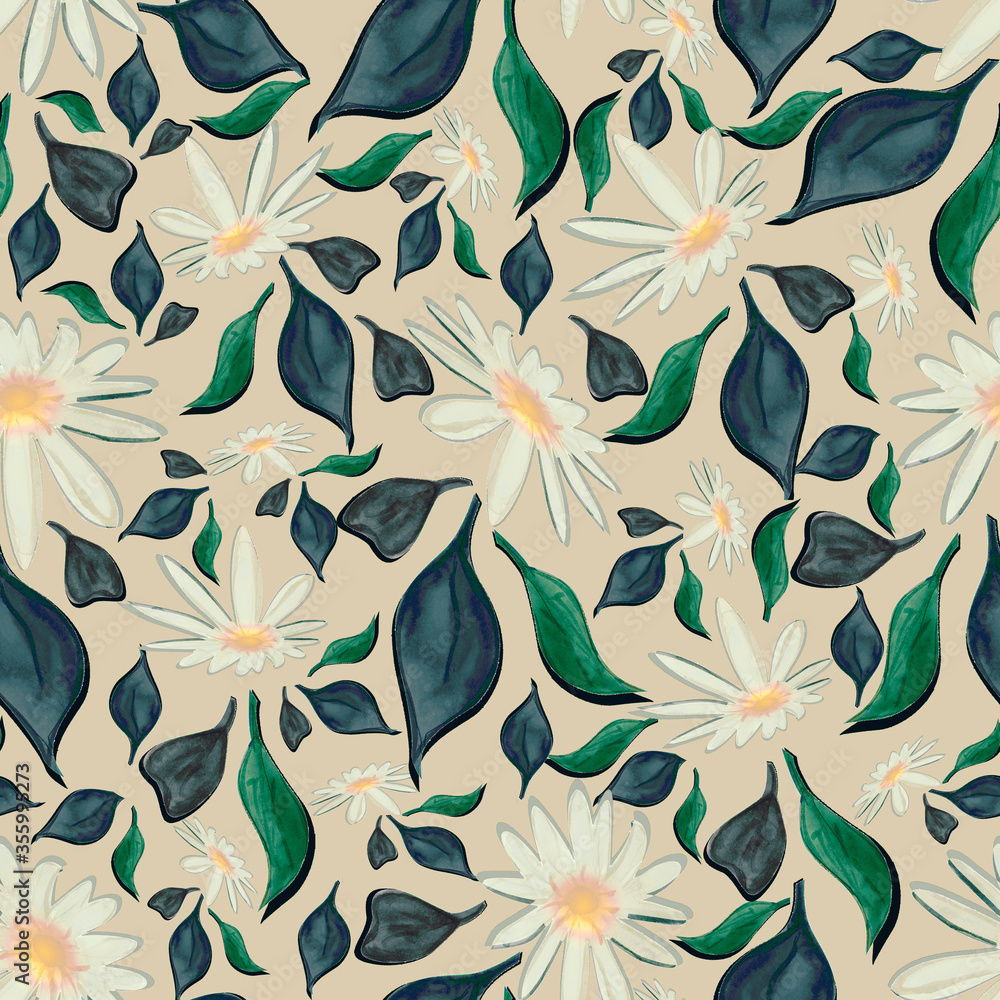 seamless floral pattern seamless floral pattern