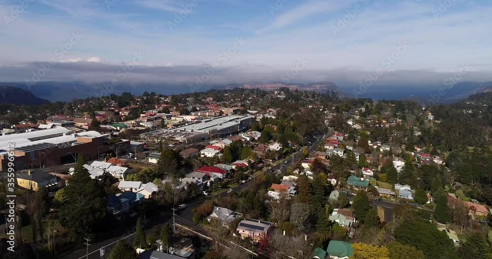 Landing down to local street in Katoomba town of Australian Blue Mountains.
Landing down to local street in Katoomba town of Australian Blue Mountains.