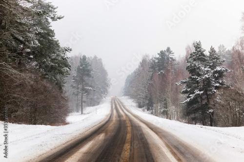 winter road