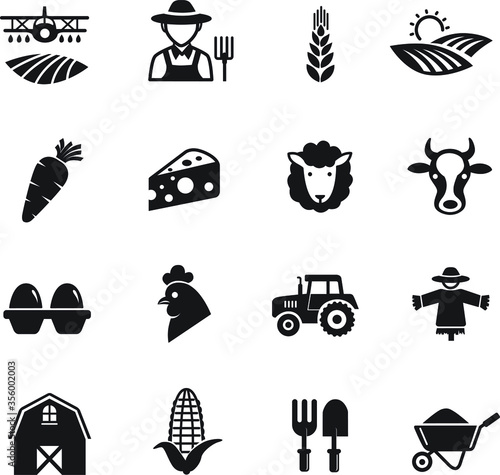 Agriculture and Farming icons