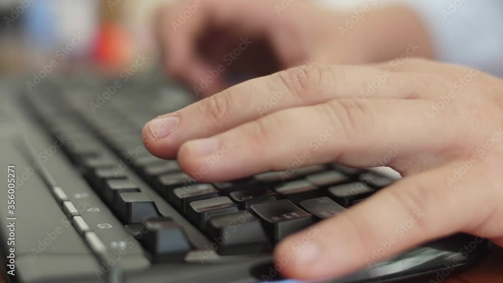 hands typing on keyboard computer slow motion hands typing on keyboard computer slow motion