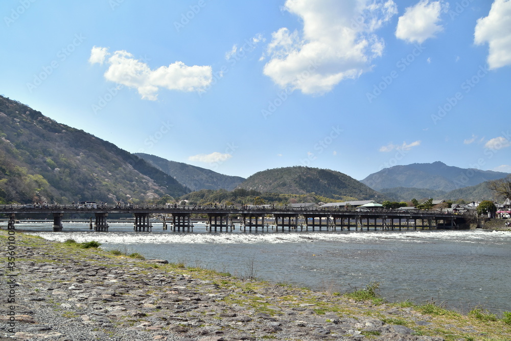 The view of Kyoto in Japan