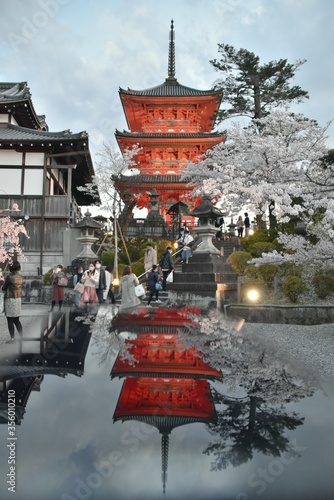 The view of Kyoto in Japan