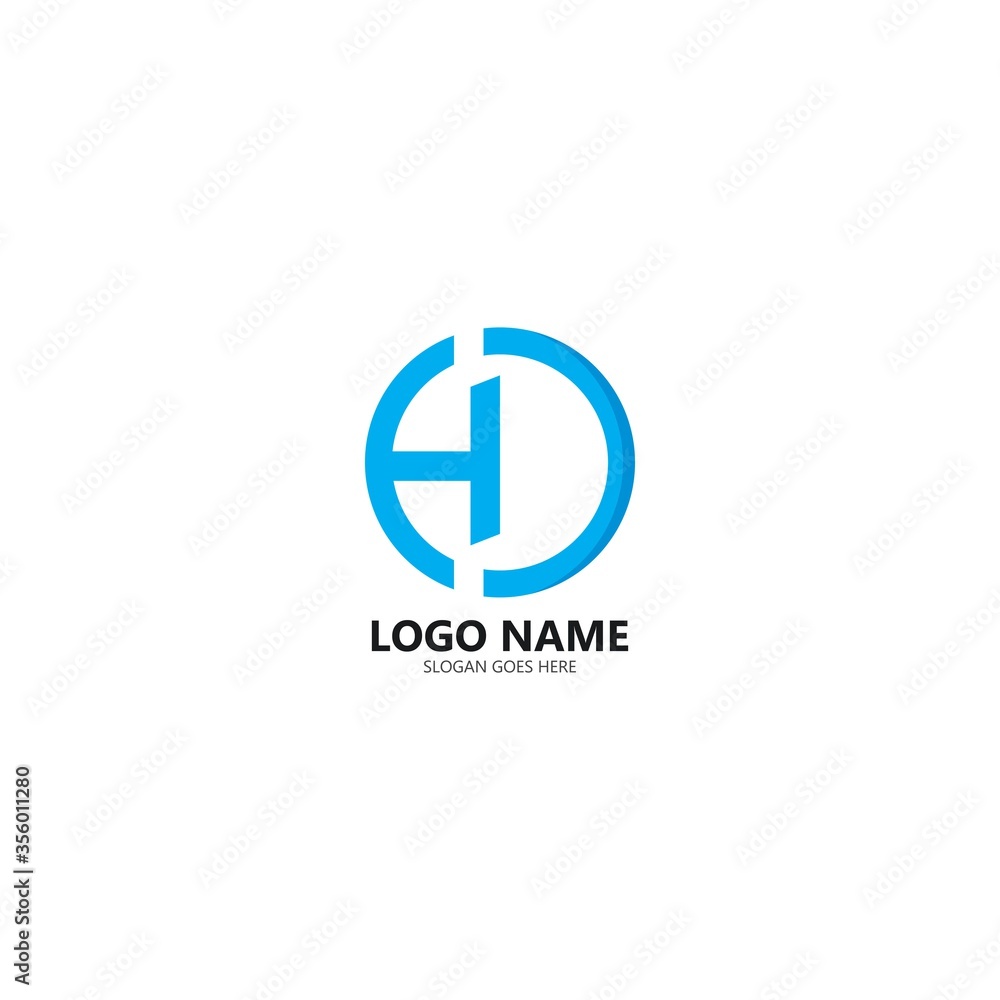 H Letter Logo Template Design Vector H Letter Logo Template Design Vector
