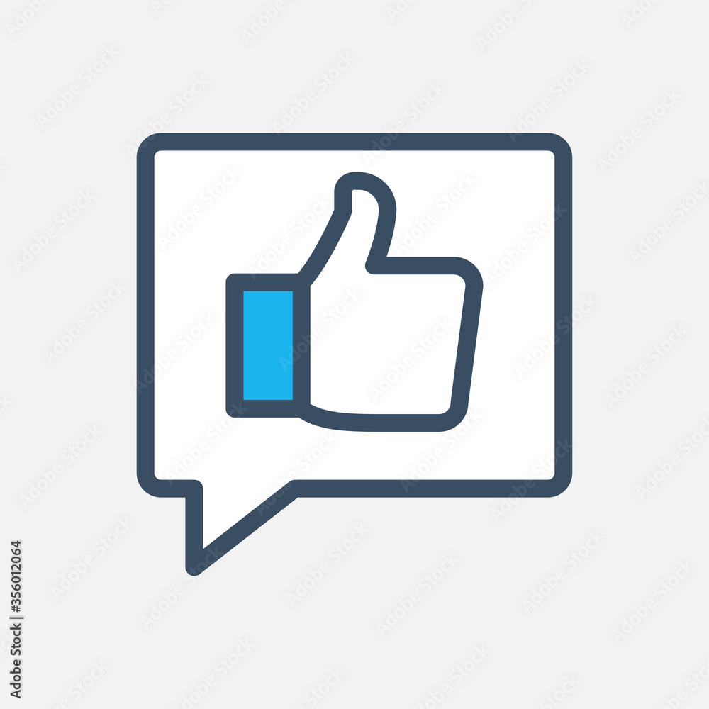 Thumb up gesture, like icon Thumb up gesture, like icon