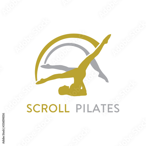 scroll pilates logo