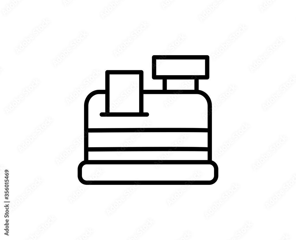 Flat line icon Flat line icon
