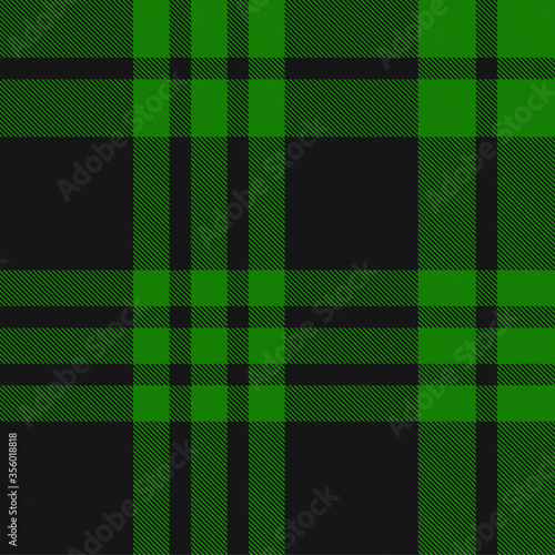 Green Plaid Tartan Checkered Seamless Pattern - Green Plaid, checkered, tartan seamless pattern suitable for fashion textiles and graphics photo