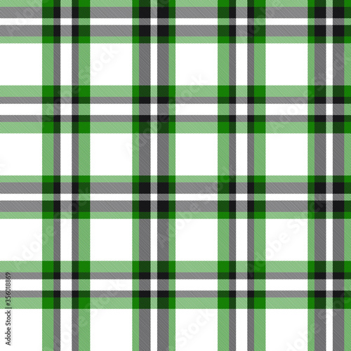 Green Plaid Tartan Checkered Seamless Pattern - Green Plaid, checkered, tartan seamless pattern suitable for fashion textiles and graphics photo