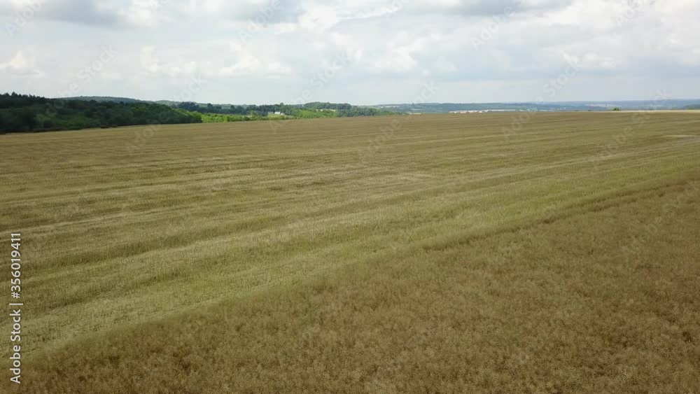Rural Farming in England Aerial View Rural Farming in England Aerial View