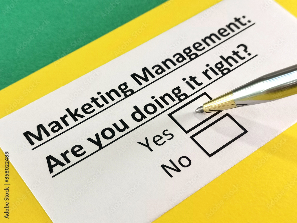 Questionnaire about marketing. Questionnaire about marketing.