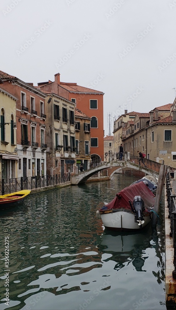 Obraz premium travel and tourism in Venice, Italy in autumn season