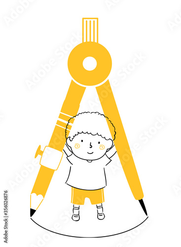 Kid Boy Doodle Drawing Comp...