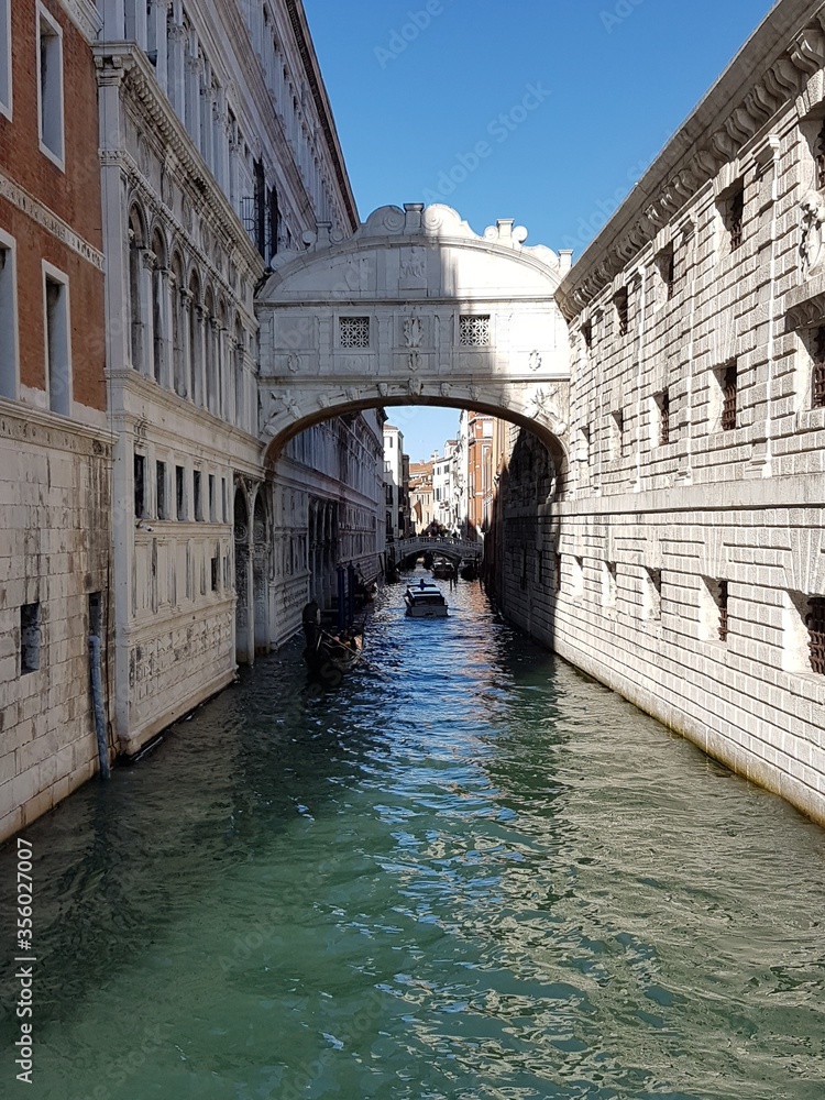 Obraz premium travel and tourism in Venice, Italy in autumn season