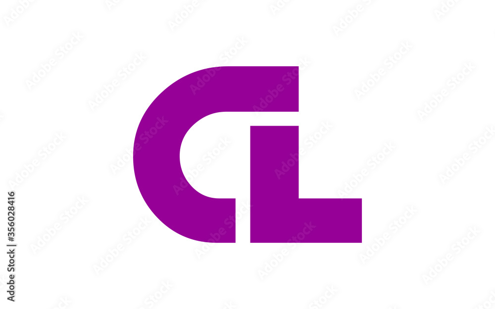 CL or LC Letter Initial Logo Design, Vector Template CL or LC Letter Initial Logo Design, Vector Template