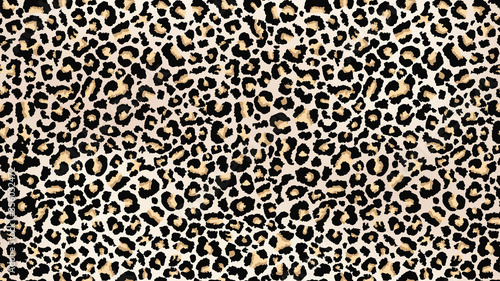 Leopard print. Seamless pattern.