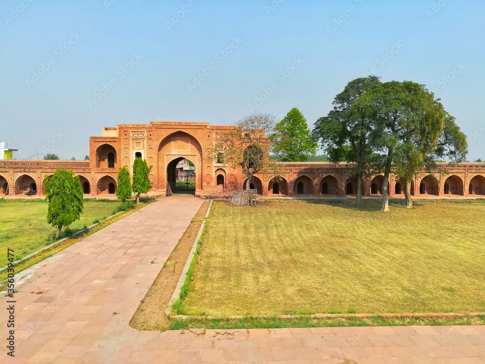 An old structure from Mughal emperor time in State Punjab, India.