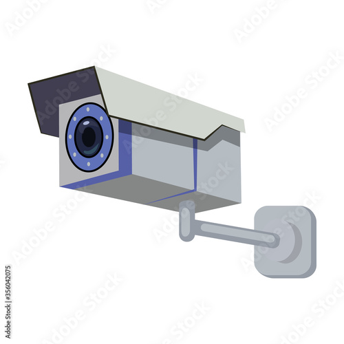 Camera cctv vector icon.Cartoon vector icon isolated on white background camera cctv.