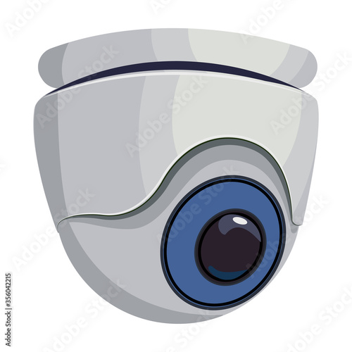 Camera cctv vector icon.Cartoon vector icon isolated on white background camera cctv.