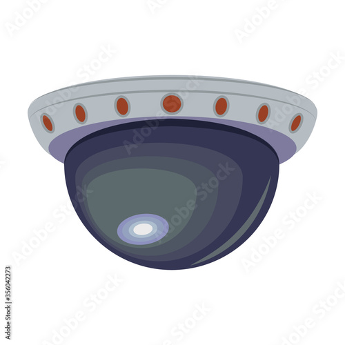 Camera cctv vector icon.Cartoon vector icon isolated on white background camera cctv.