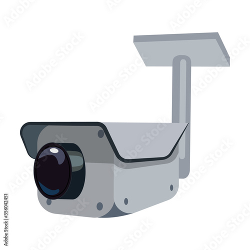 Camera cctv vector icon.Cartoon vector icon isolated on white background camera cctv.