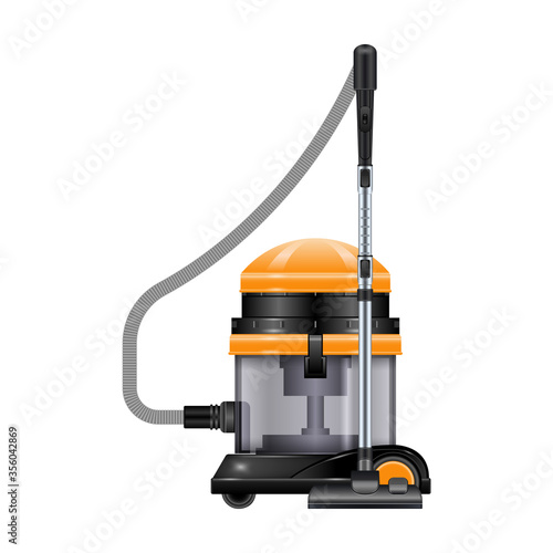 Cleaner vector icon.Realistic vector icon isolated on white background cleaner.