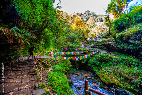 Beautiful river on Poon Hill treck