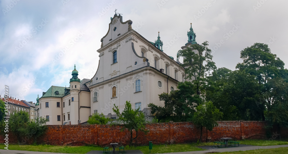 St. Stanislaus Church at Skalka, western facade, Krakow, Poland