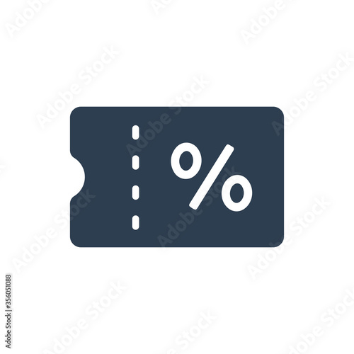 Discount coupon icon