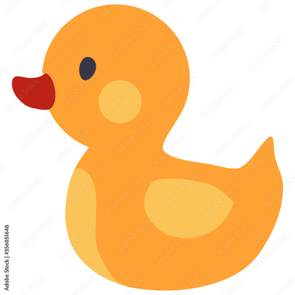 rubber duck in yellow with a red hook, toy, flat, isolated object on a white background, vector illustration, rubber duck in yellow with a red hook, toy, flat, isolated object on a white background, vector illustration,
