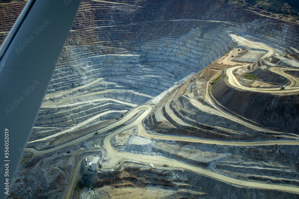 custom made wallpaper toronto digitalA gold mine in Alaska. View from airplane